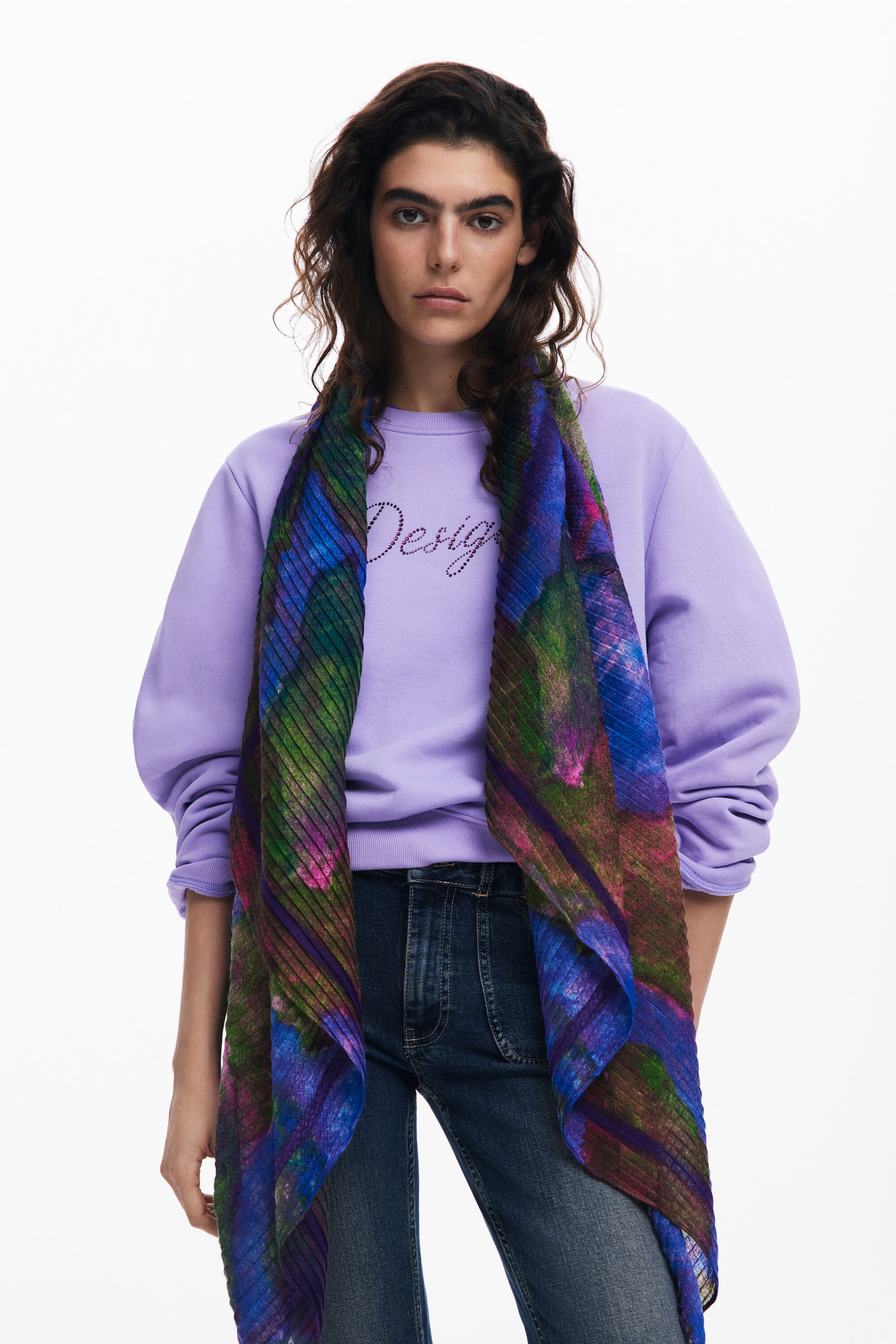 Foulard hojas