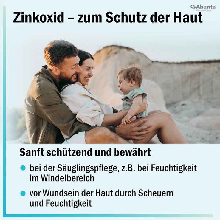 Zinkoxidpaste Abanta 200 mg / g Paste zur Anwendung auf der Haut , 50 g
