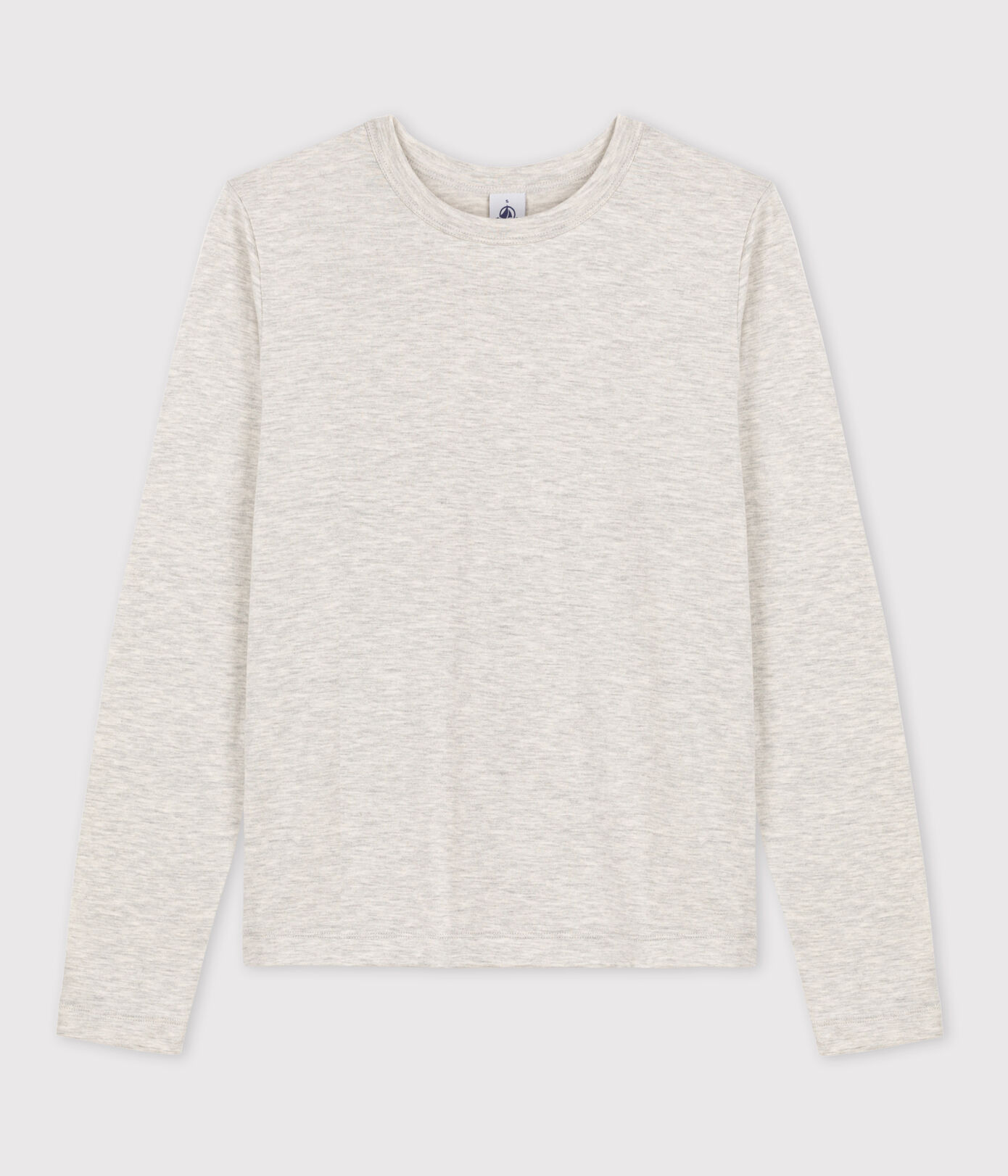 Tee-shirt L'ICONIQUE chaud col rond en coton Femme