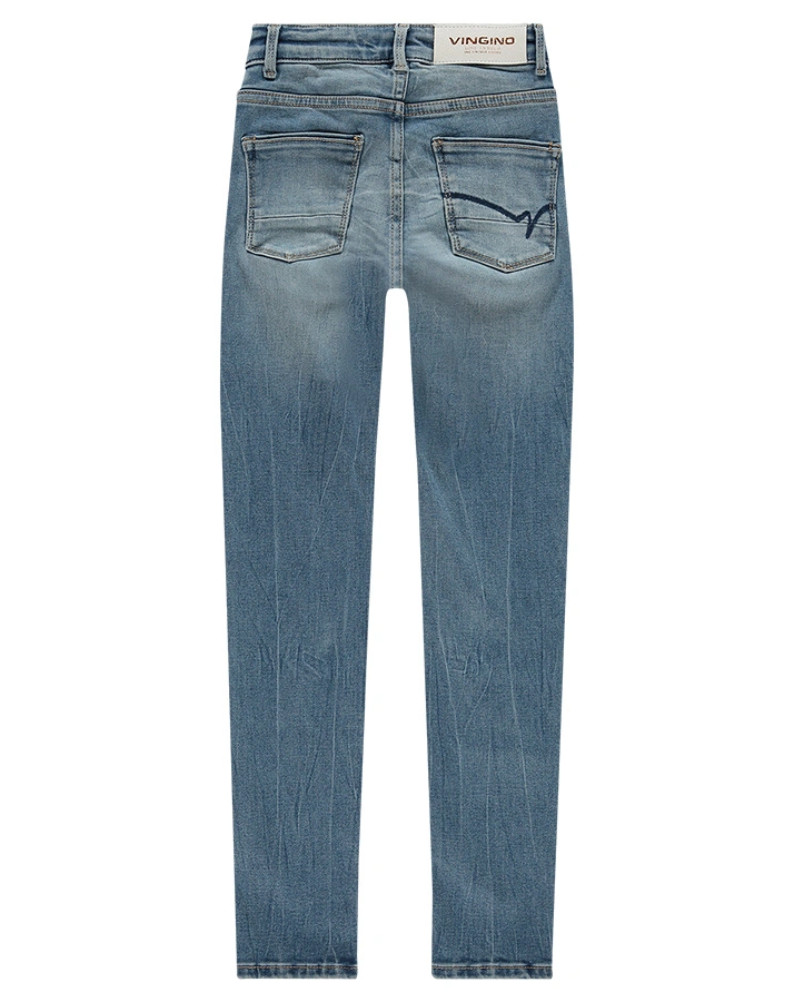 Jeans-Hose BELIZE in mid blue wash