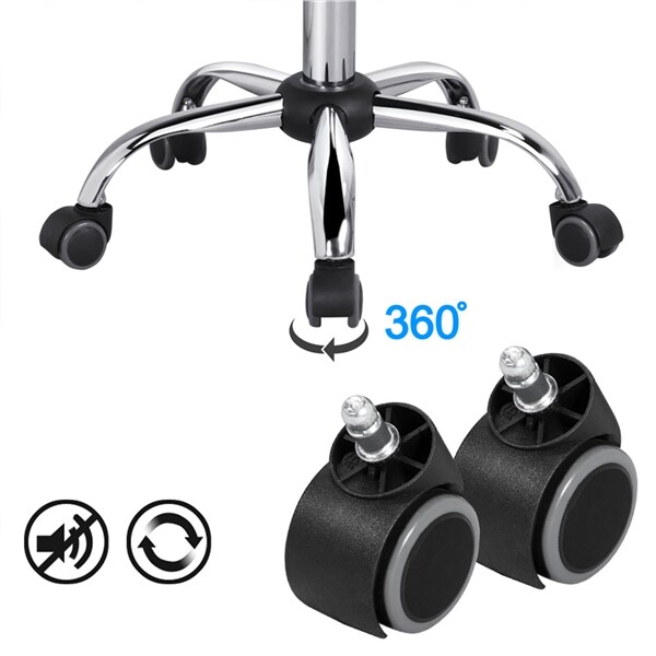 Yaheetech Bürostühle höhenverstellbarer Drehstuhl ergonomisch Schreibtischstuhl 360° drehbar