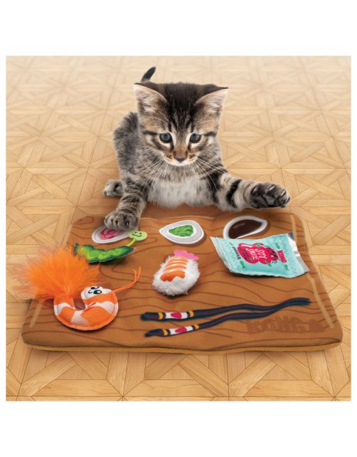 Kong Pull-A-Partz Sushi - Kattenspeelgoed - One Size