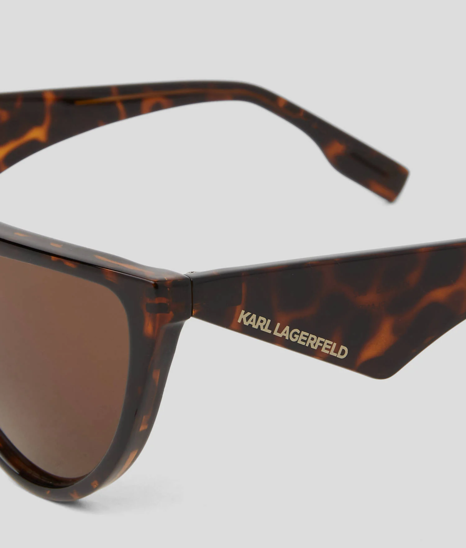 LUNETTES DE SOLEIL AVEC LOGO KARL - Tortue Foncée