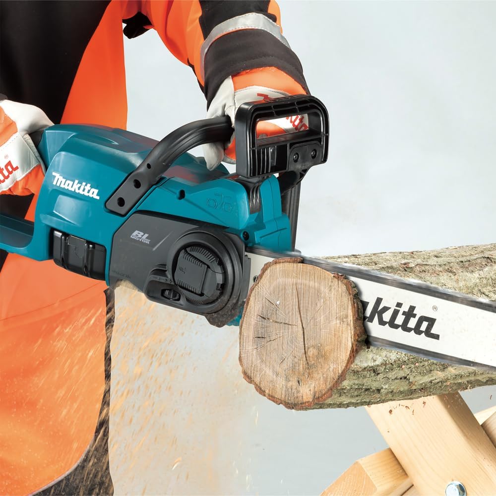 Makita DUC 357 ZX2 Akku Kettensäge 18 V 35 cm 7,7 m/s Brushless Solo - ohne Akku, ohne Ladegerät