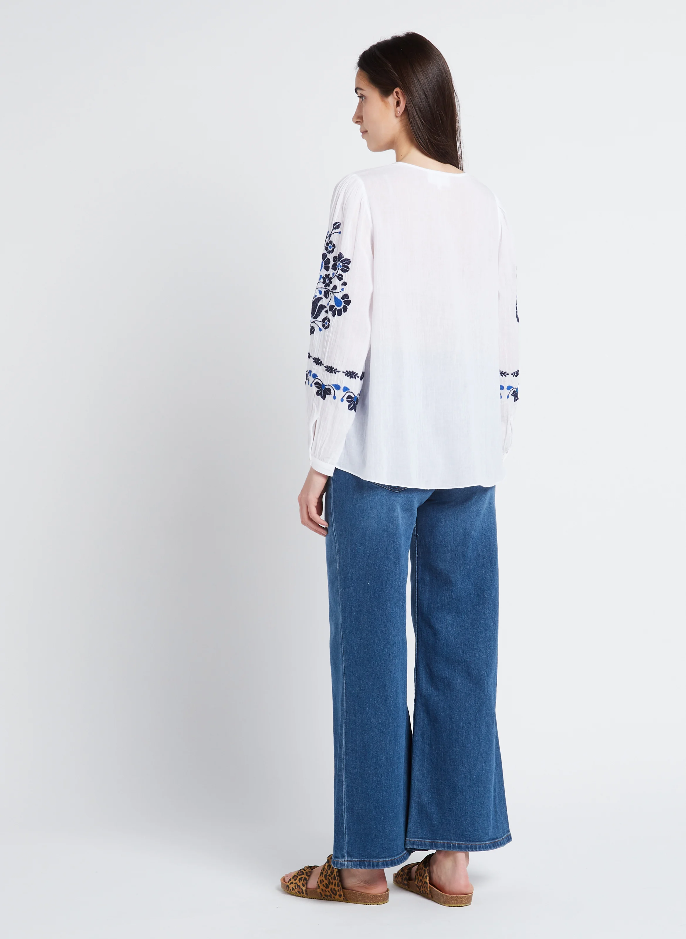 LYLA - Jean large en coton | Jean Stone