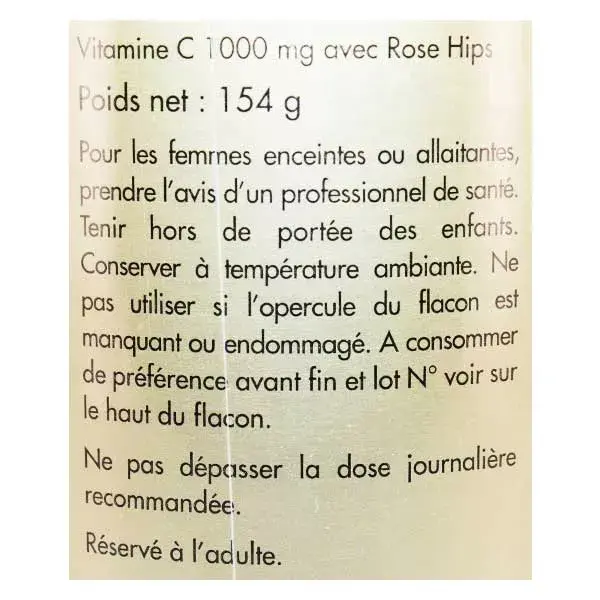 Solgar Vitamina C 1000 com Rosa Mosqueta, 100 comprimidos