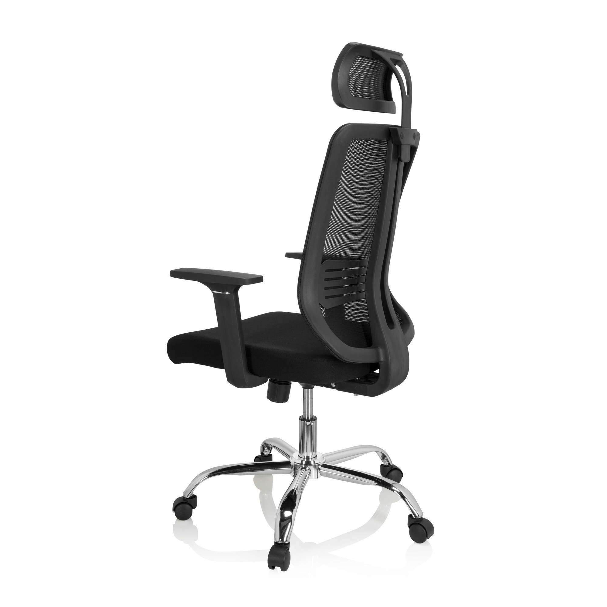 Home Office Bürostuhl ZH 200 Stoff/Netzstoff mit Armlehnen hjh OFFICE
