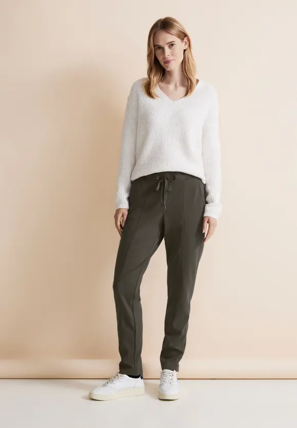 Joggpants Hose Loose Fit - greyish olive
