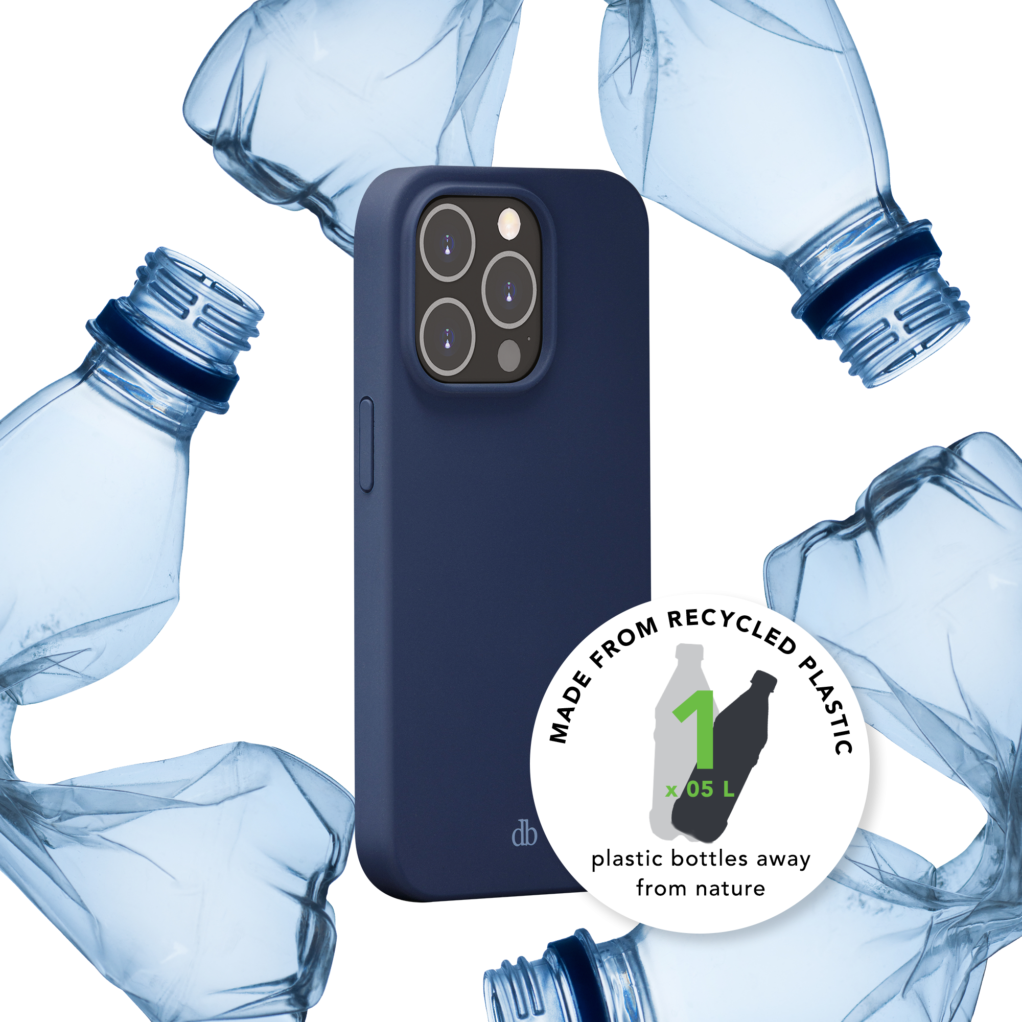 iPhone 14 Pro Max MagSafe Silikon Case Hülle Monaco Recycled (MO67PABL1649) - Pacific Blue