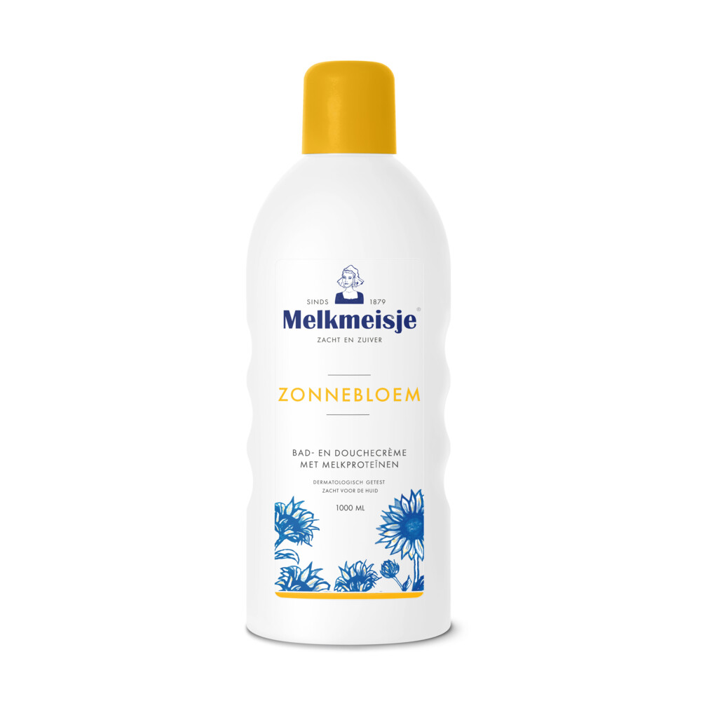 Melkmeisje Bad en Douche Crème Zonnebloem en Melk1000 ml