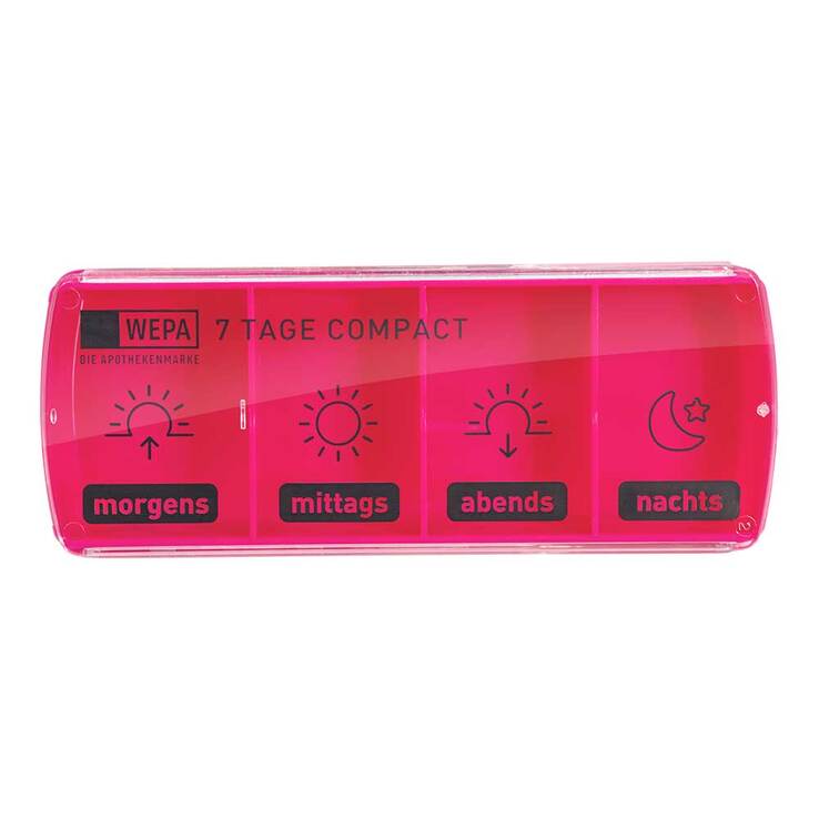 Wepa 7 Tage Compact Wochenmagazin weiß / pink, 1 St