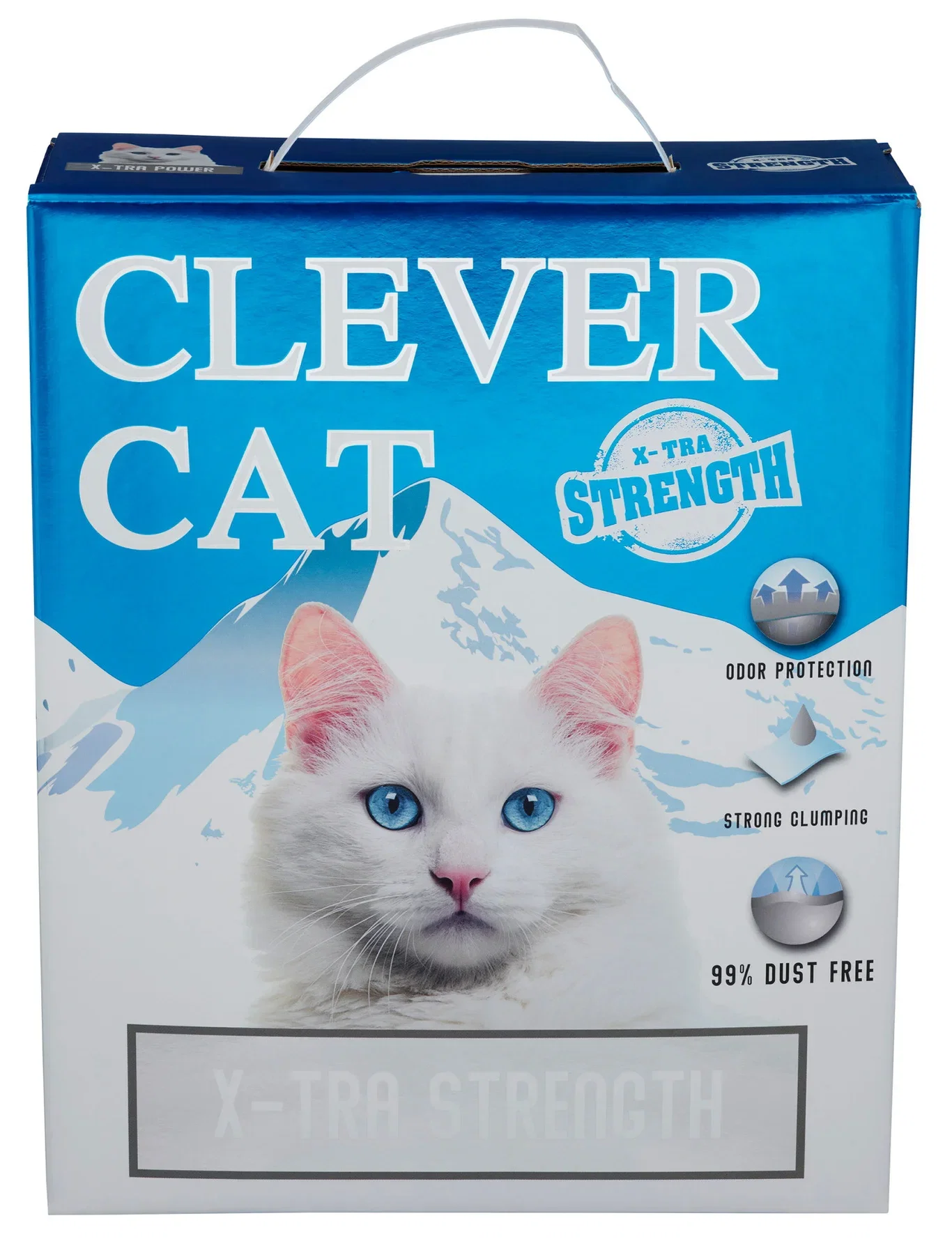 Kattesand Ekstra sterk uparfymert Clever Cat 10 L