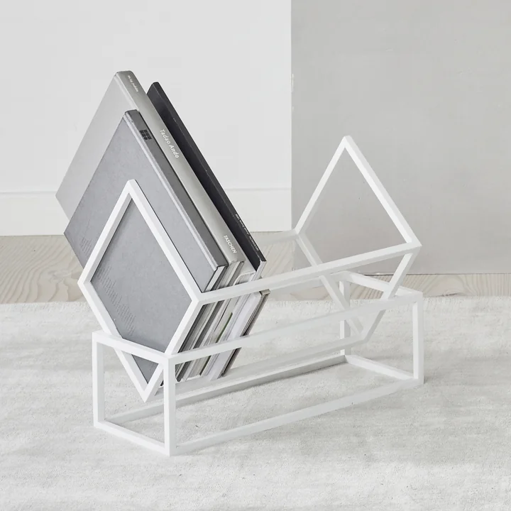 Kristina Dam Studio - Buchständer, weiss