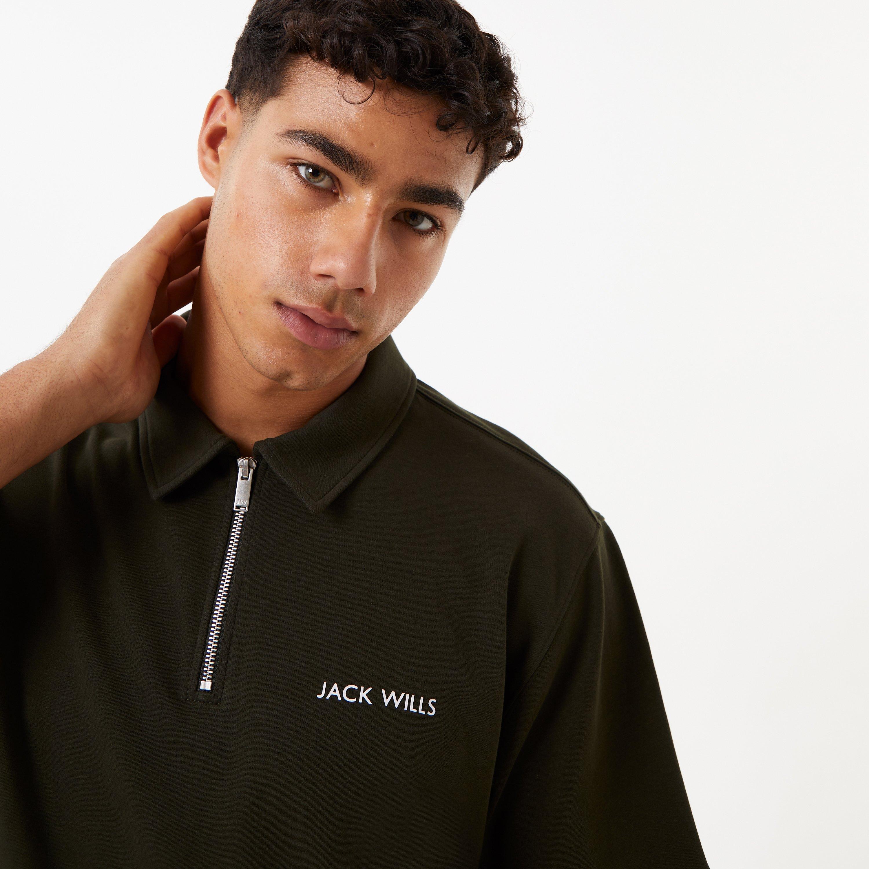 Jack Wills JW Interlock Zip Polo
