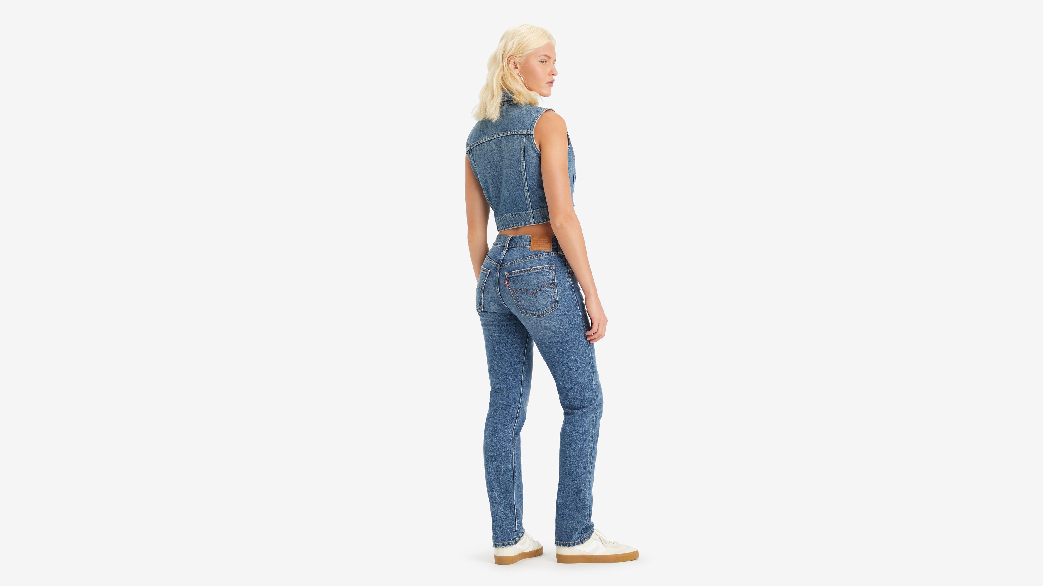 Jean Middy Straight - On Trend - Bleu
