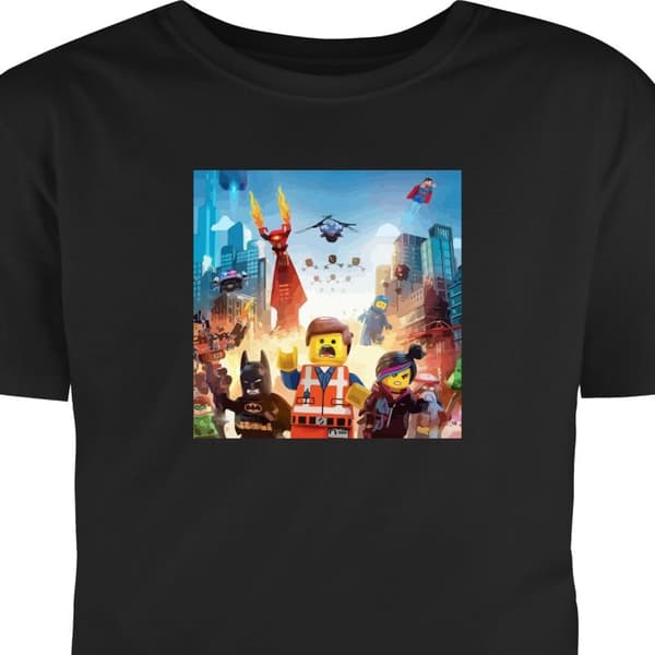 T-skjorte for Barn | Klassisk Barn-T-skjorte Lego Svart 9-11 År
