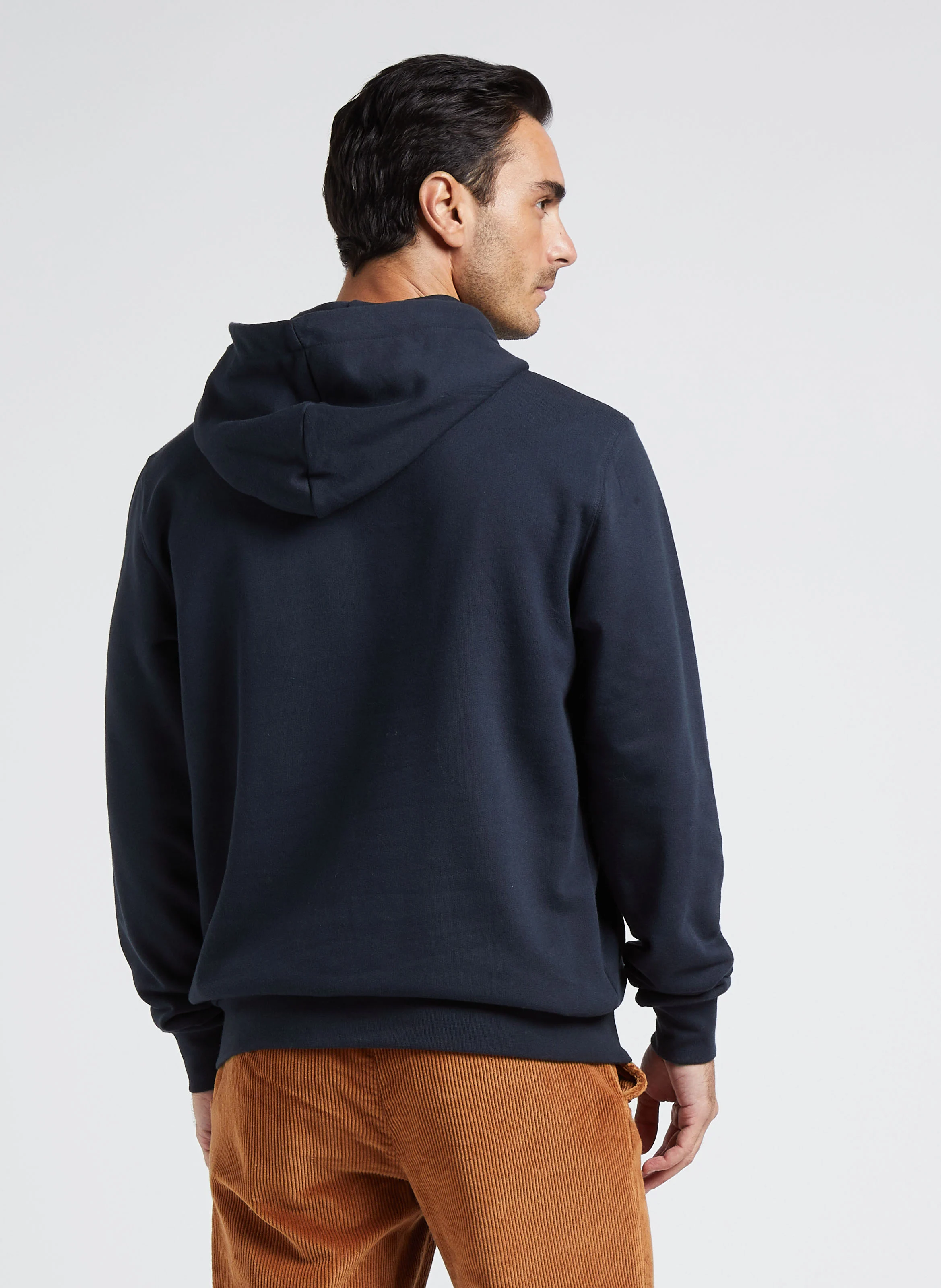 Sweat à capuche en coton bio | Bleu