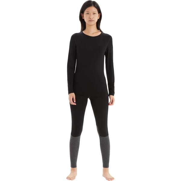 Collant thermique ICEBREAKER W ZONEKNIT 260 LEGGINGS BLACK/JET HTHR/CB