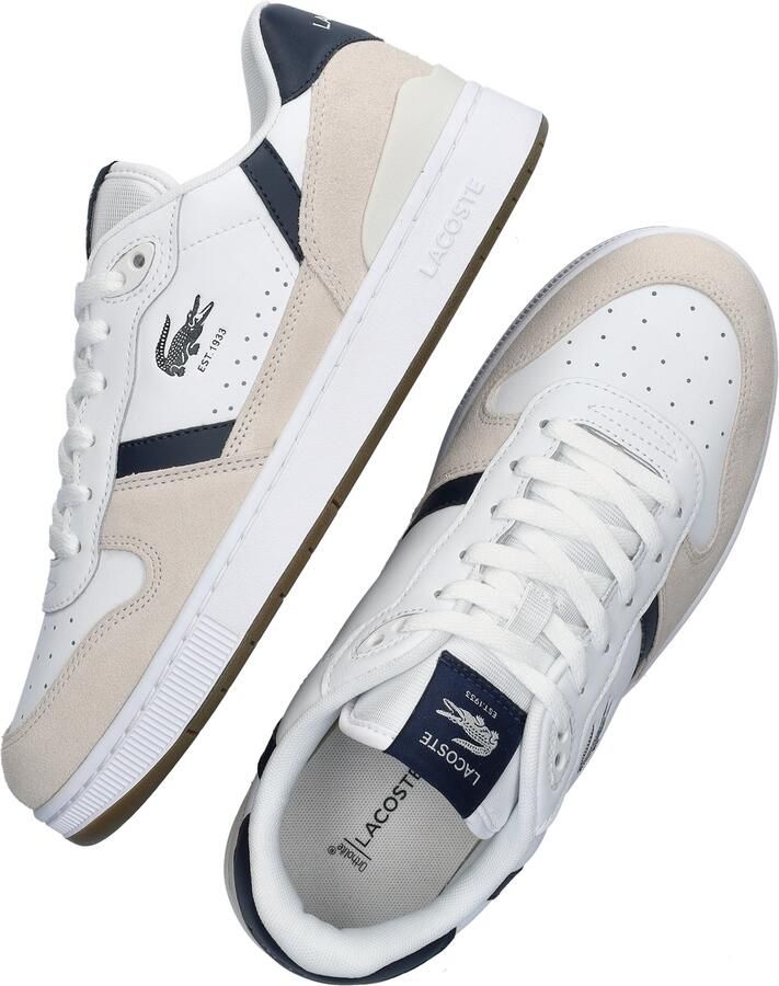 Lacoste T-Clip Set 225 1 sneakers wit donkerblauw ecru