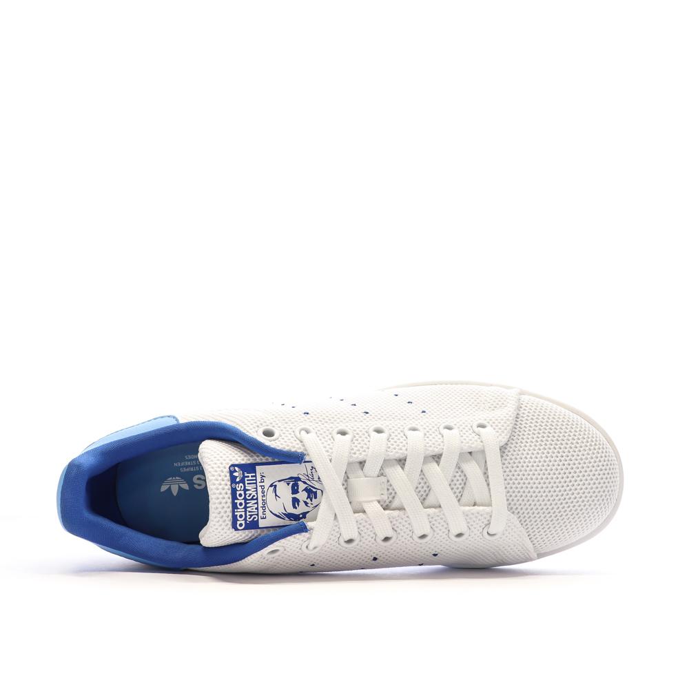 Adidas Baskets Blanches/Bleu Homme Adidas Stan Smith ID3115