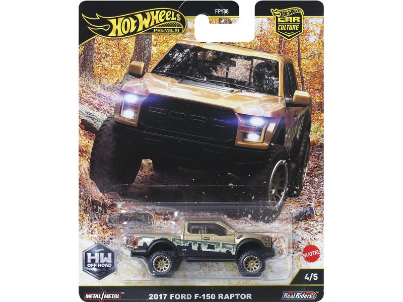 Hot Wheels 17 Ford F150 Raptor Auto im Massstab 1:64