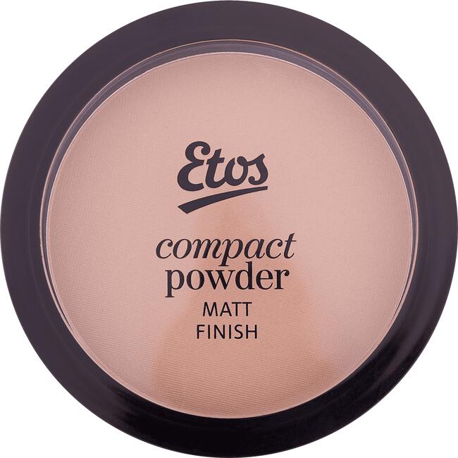 Etos Compact Powder Matt Finish Warm Beige