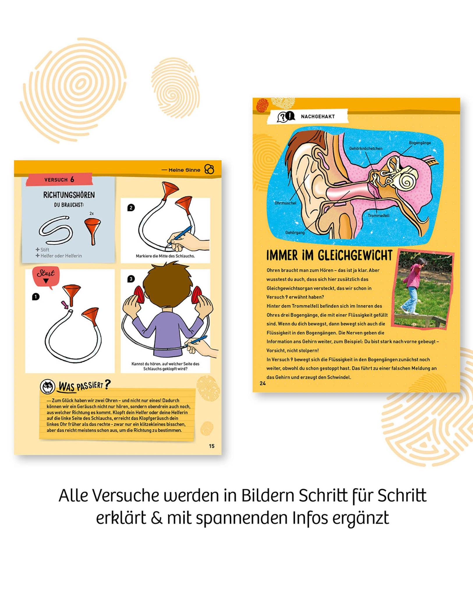 Experimentierkasten MEIN ERSTER EXPERIMENTIERKASTEN KÖRPER & SINNE