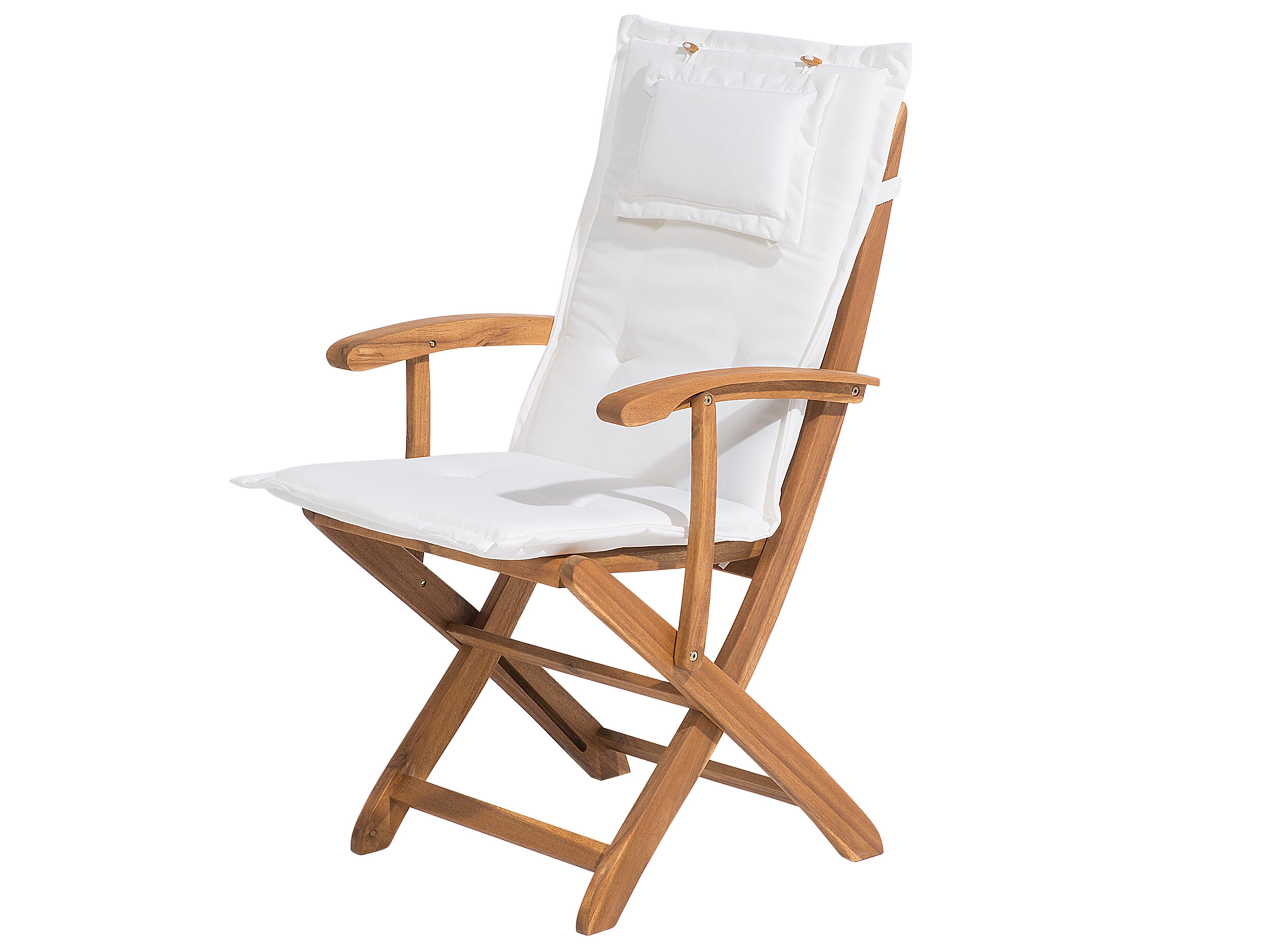Tuinset 8-zits MAUI met kussens Acaciahout Gebroken wit