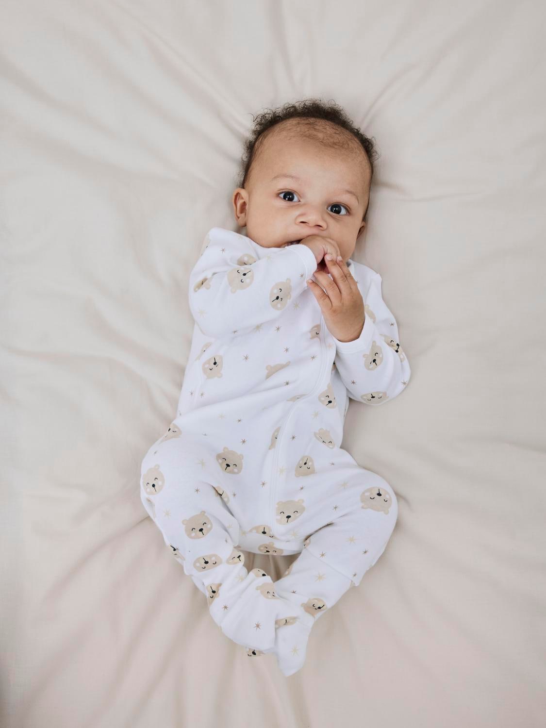 Name It Schlafoverall »NBNNIGHTSUIT für Jungen mit süssem Print im 2er-Pack«, 2 Stk. bedruckt, casual, regular fit, Baumwolle, Rundhals