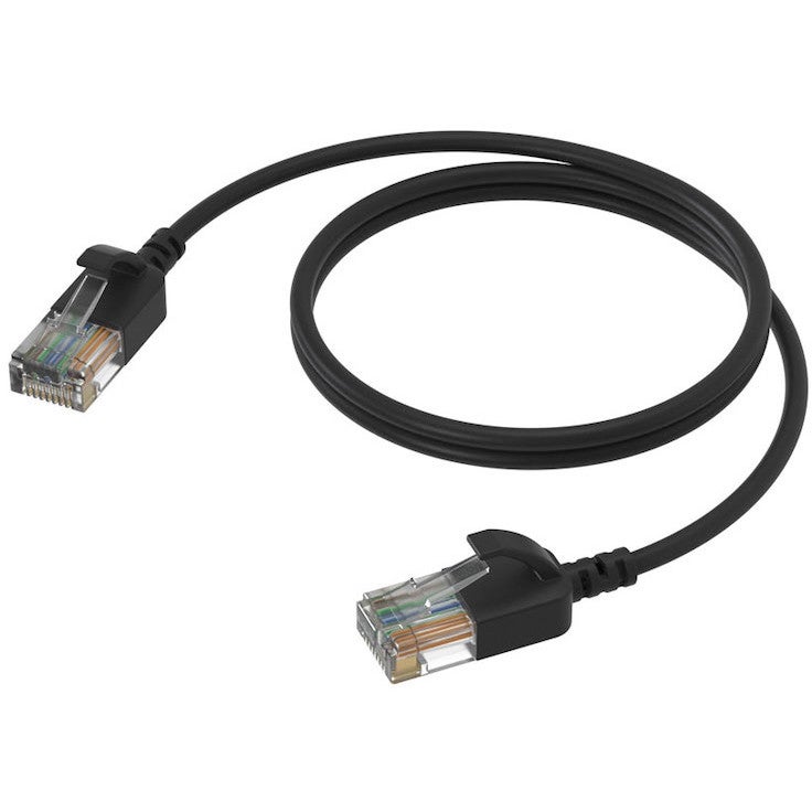 Procab CSD560B/0.15 Slimline CAT6A netwerkkabel 15 cm