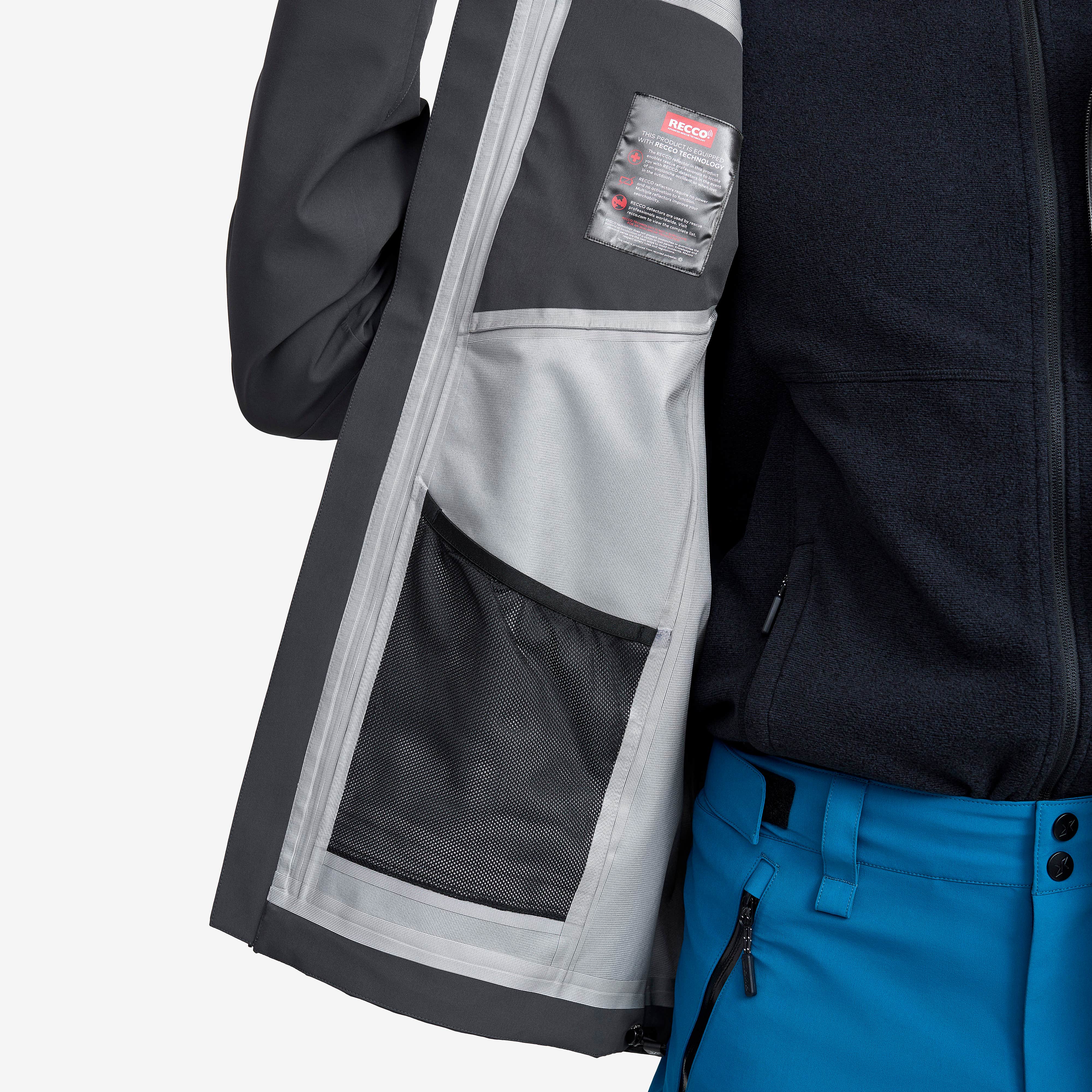 Cyclone 3L Shell Jacket Herre Anthracite