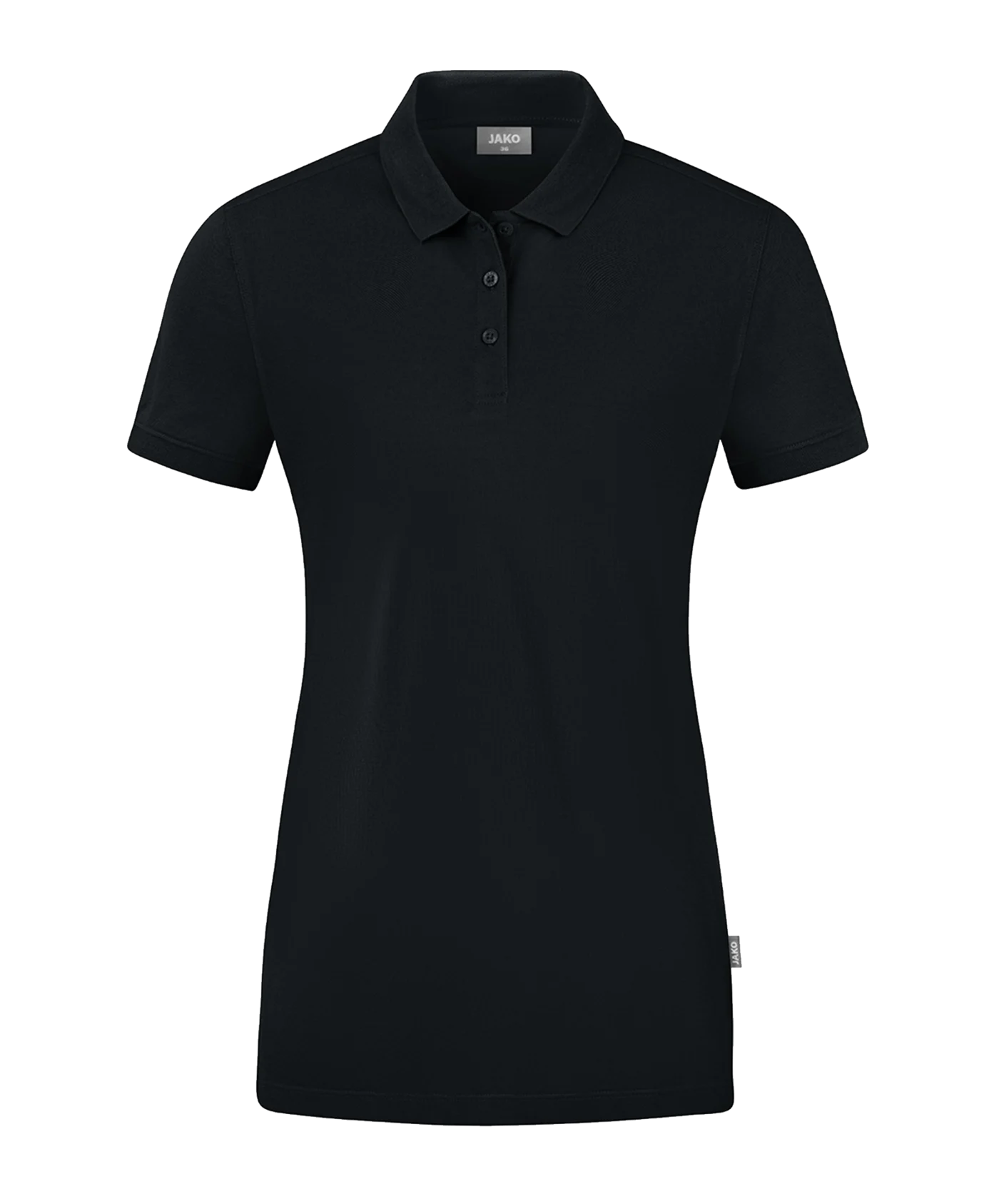 JAKO Doubletex Polo Shirt Damen Schwarz F800