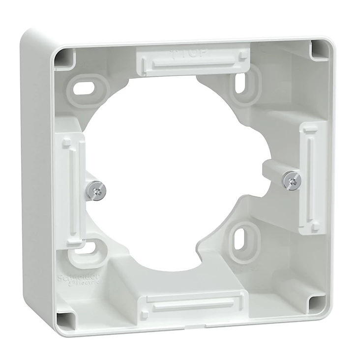 Boîte d'encastrement Schneider Electric Ovalis ø 36 mm blanche