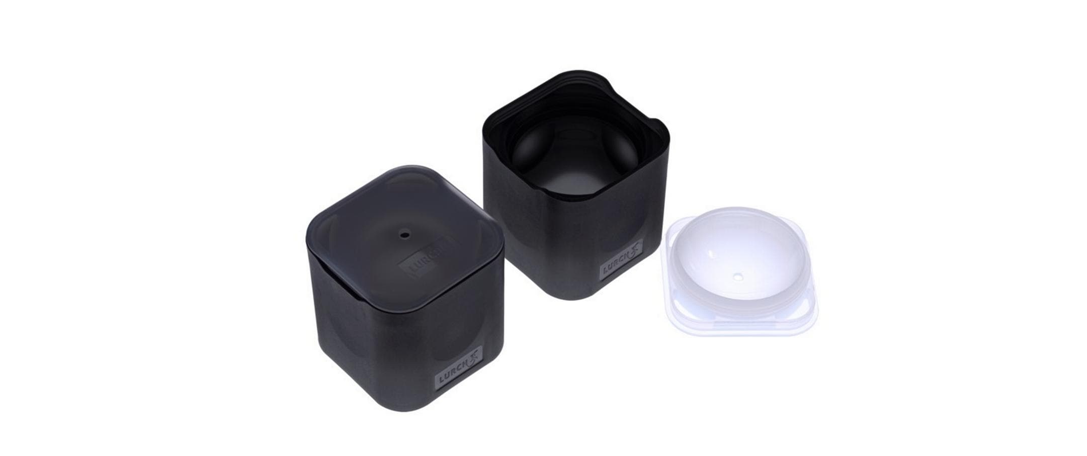 Eiswürfelform Kugeln Schwarz / Transparent, Ø 6 cmIce Former Set