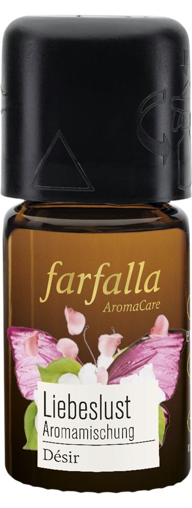 Farfalla Aromamischung<br>5 ml, Flasche, Ätherisches Öl, Aromamour Liebeslust