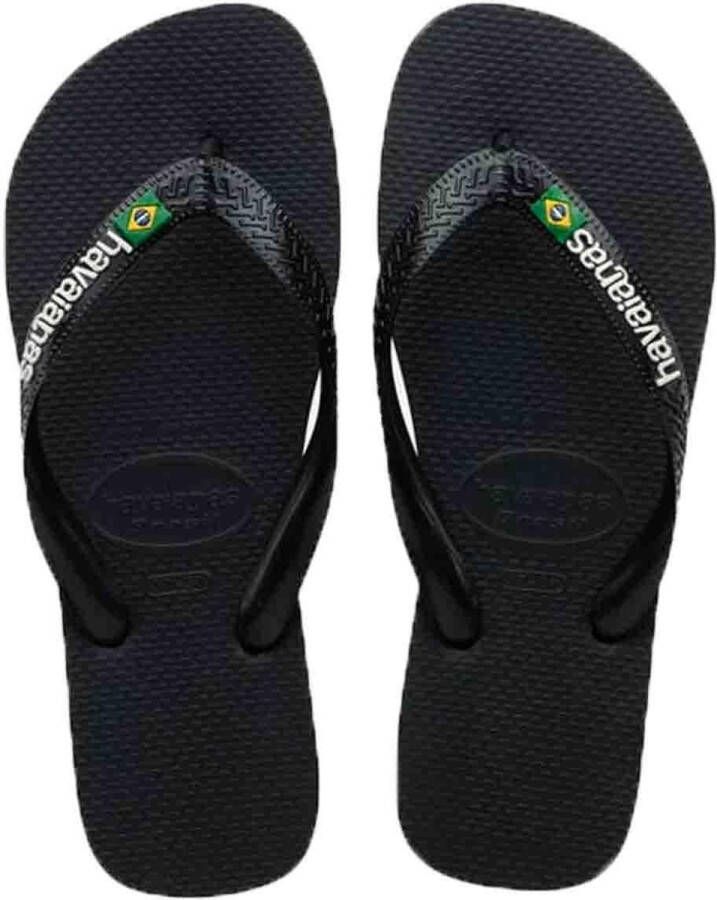Havaianas Teenslippers Brasil Logo zomerschoen slippers poolslides met logo-opschrift