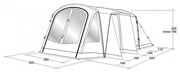 Tente de camping Outwell Nevada 5PE