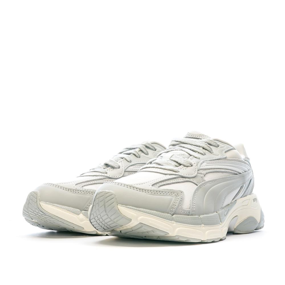 Puma Baskets Blanche/Gris Femme Puma Teveris Nitro