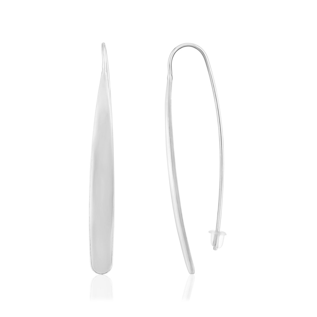 Boucles d'oreilles acier