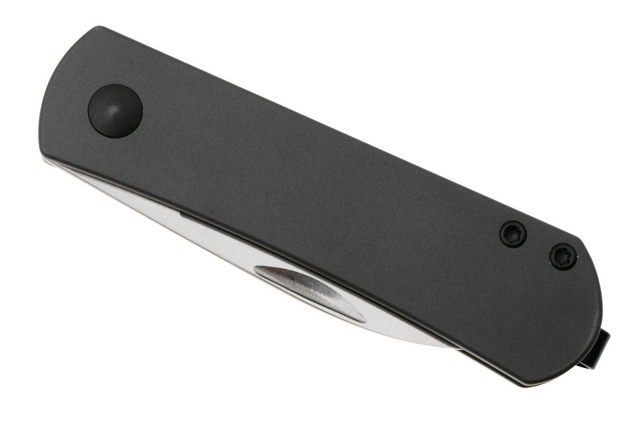 Kizer Vanguard Yorkie V3525A2 Slipjoint, Satin Nitro V, Gray Aluminium, zakmes, Ray Laconico design