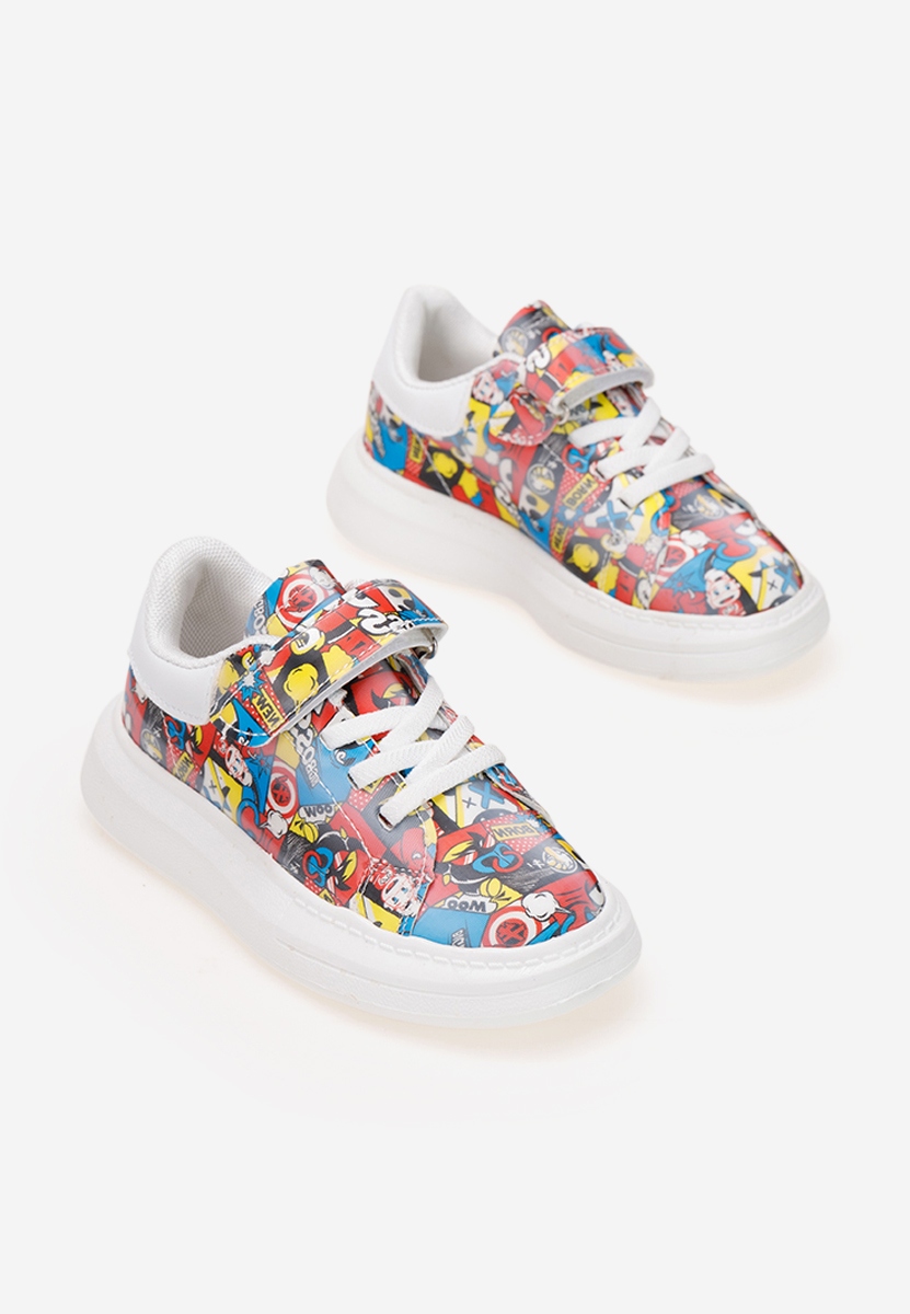 Baskets pour enfants multicolores Comics