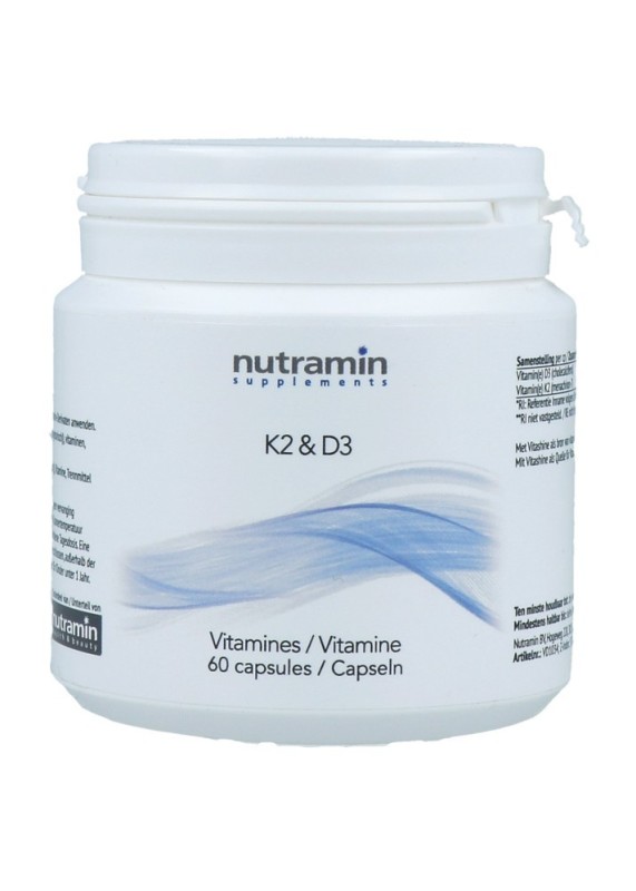 Nutramin Vitamine k2&d3 60 Capsules