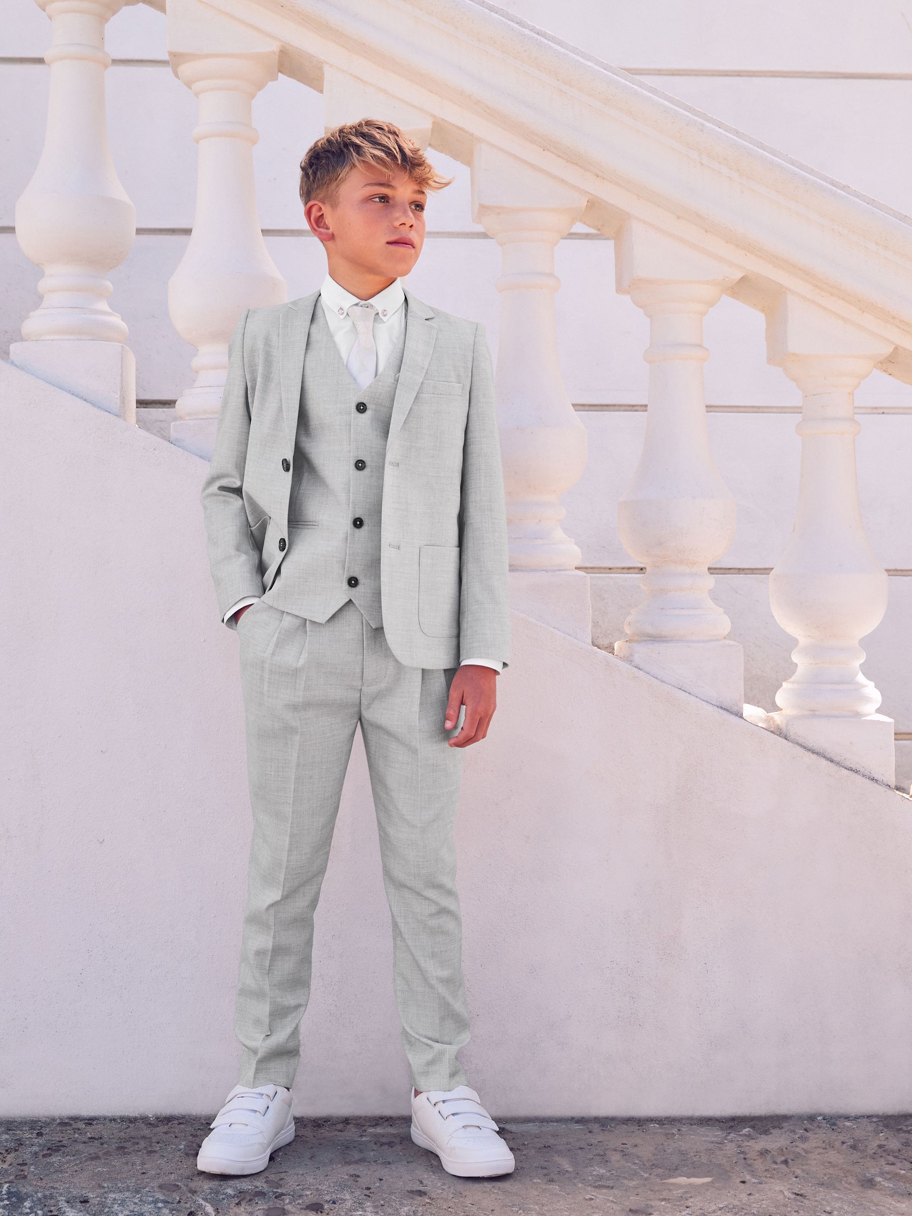 Grijs - Baker By Ted Baker kostuumbroek