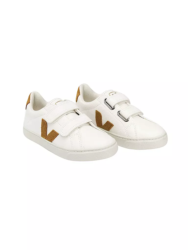VEJA Kinder Sneaker Esplar Velcro weiss