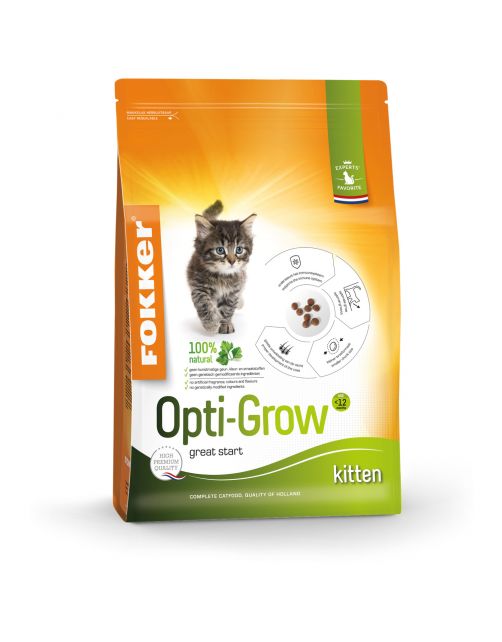 Fokker Cat Opti-Grow - Kattenvoer - Kalkoen 200 g