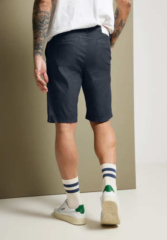 Relaxed Fit Shorts - deep navy blue