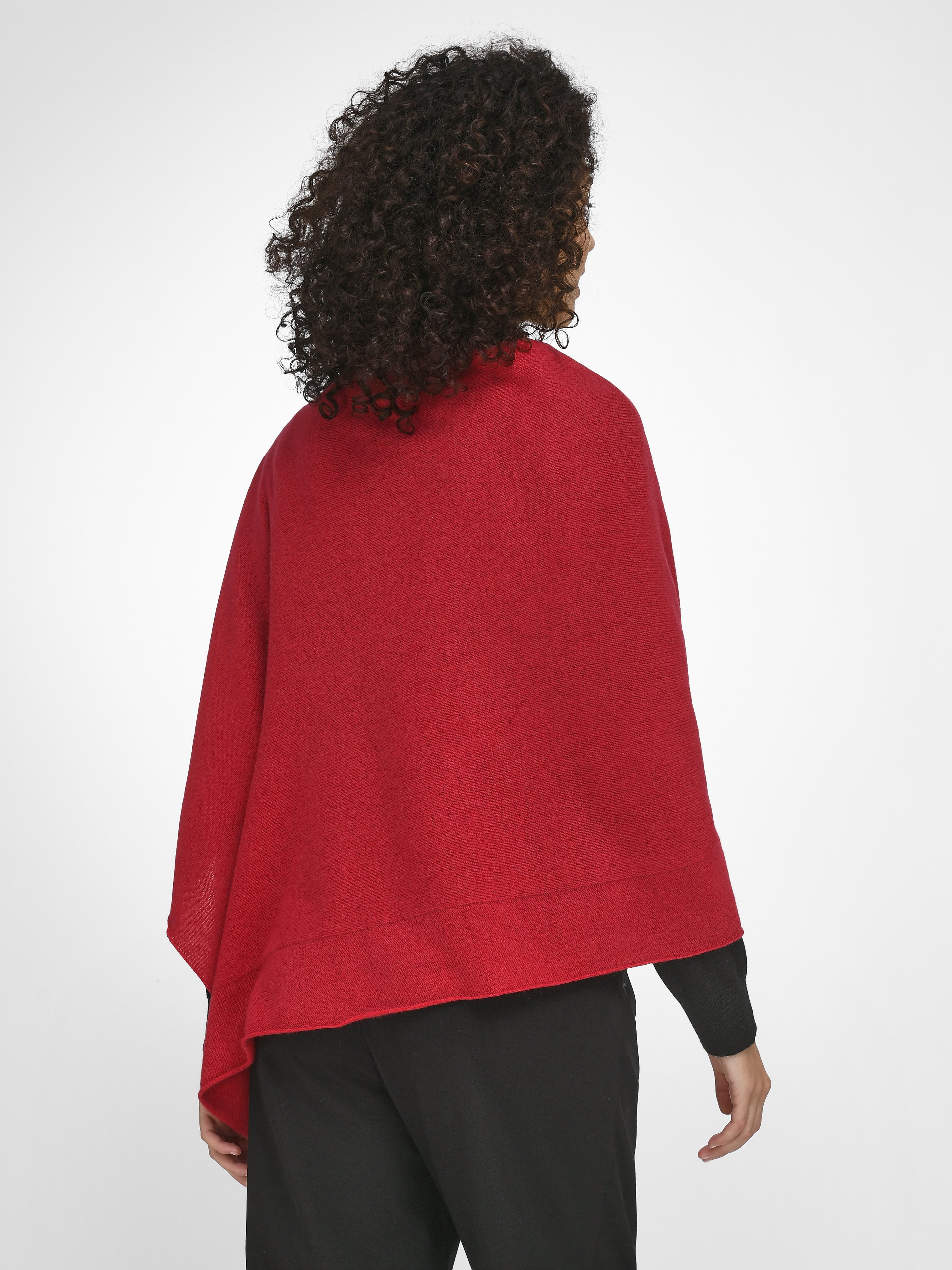 Poncho aus 100% Premium-Kaschmir