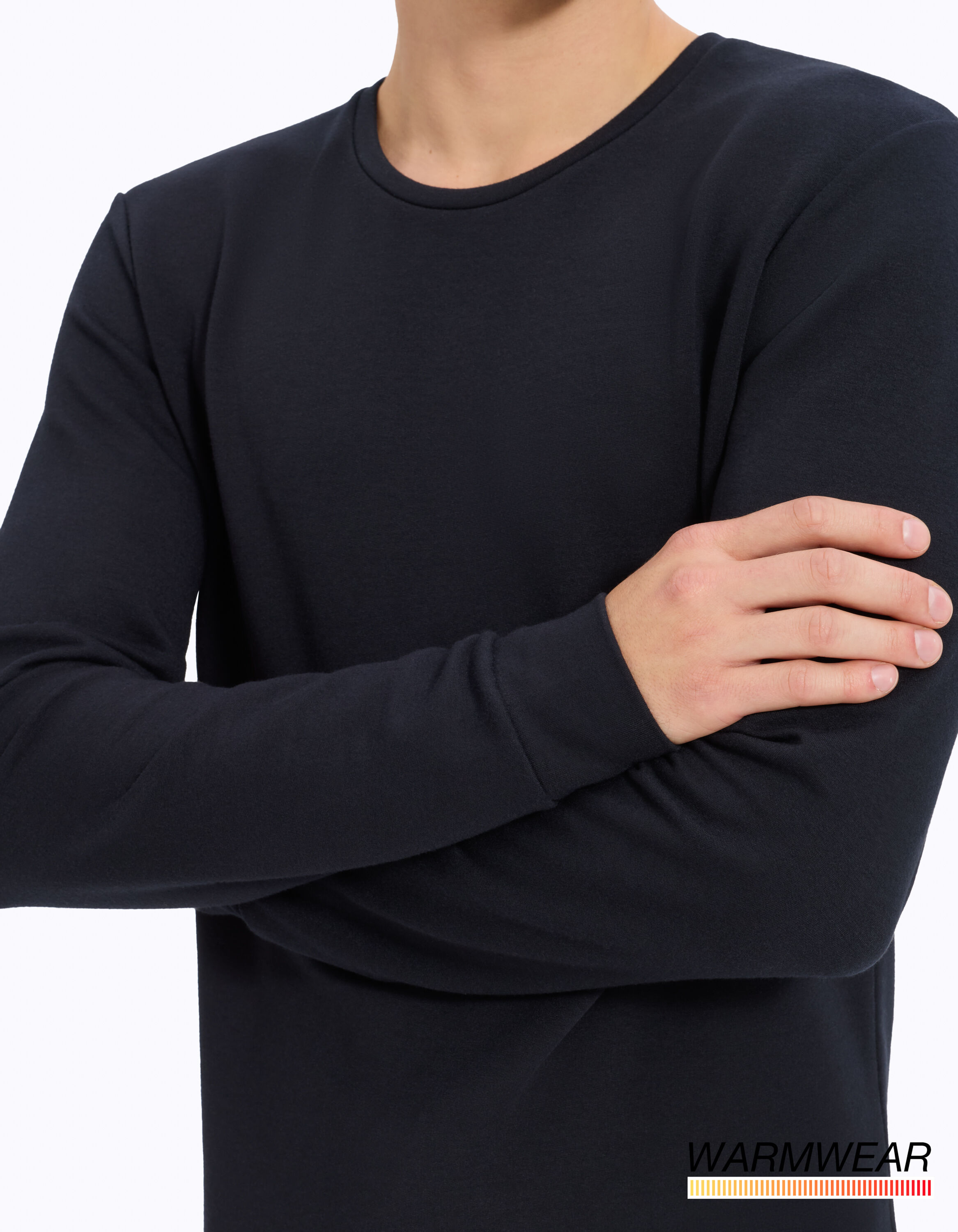 T-shirt manches longues warmwear Niveau 2 - noir