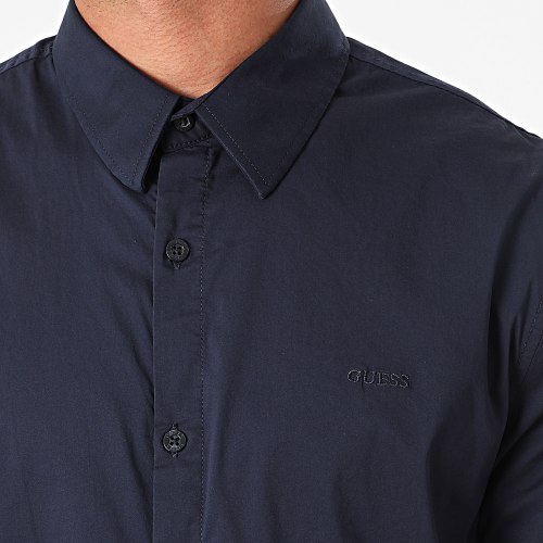 Chemise Manches Longues M1YH20-W7ZK1 Bleu Marine