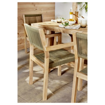 KARWEI tuinstoel Devon groen hout
